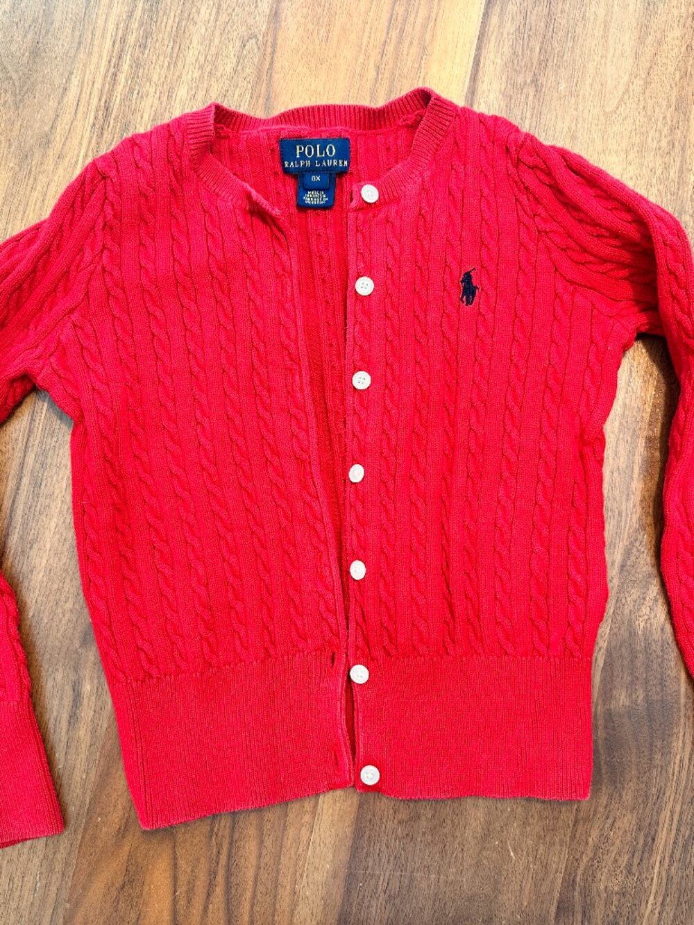 Polo Ralph Lauren Girls' Cable Cotton Cardigan